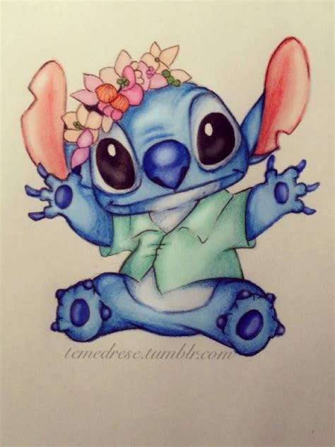 cute stitch|cute stitch pictures to draw.